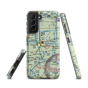 Hagi Landing Area Airport (39IS) VFR Sectional Samsung Phone Case