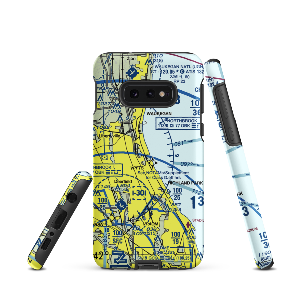 Haley Army Airfield (FSN) VFR Sectional Samsung Phone Case Samsung Galaxy S10e model shown