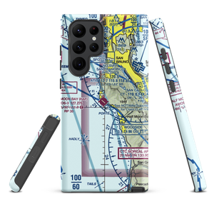 Half Moon Bay Airport (HAF) VFR Sectional Samsung Phone Case