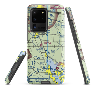 Hall Airport (K00) VFR Sectional Samsung Phone Case