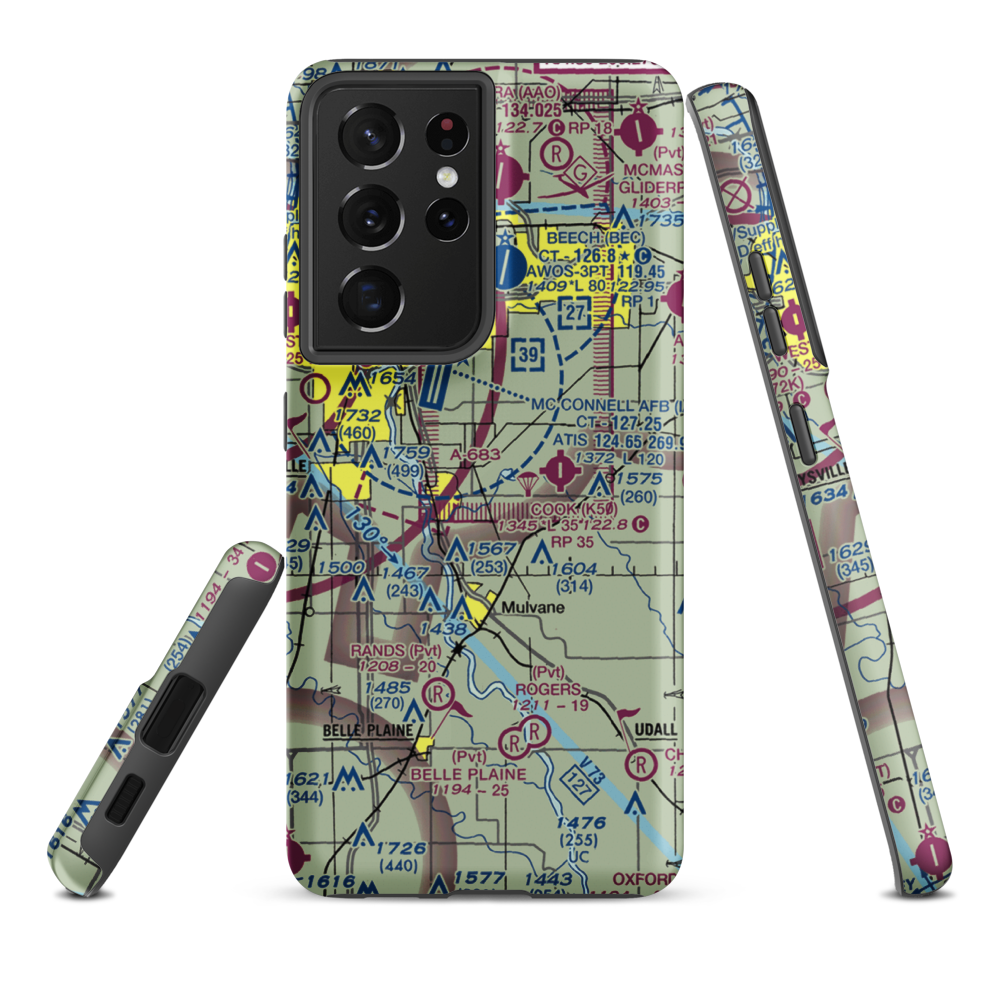 Hamilton Field (1K3) VFR Sectional Samsung Phone Case Samsung Galaxy S21 Ultra model shown