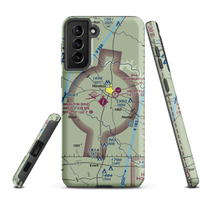 Hamilton Municipal Airport (MNZ) VFR Sectional Samsung Phone Case