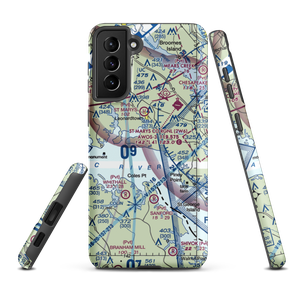 Hampton Airport (MD45) VFR Sectional Samsung Phone Case