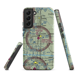 Hampton Municipal Airport (HPT) VFR Sectional Samsung Phone Case