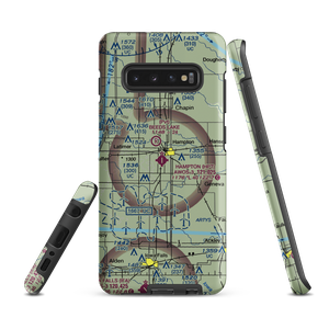 Hampton Municipal Airport (HPT) VFR Sectional Samsung Phone Case