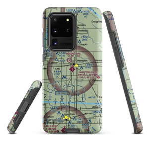 Hampton Municipal Airport (HPT) VFR Sectional Samsung Phone Case