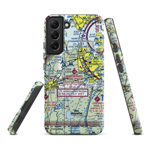 Hampton Roads Executive Airport (PVG) VFR Sectional Samsung Phone Case