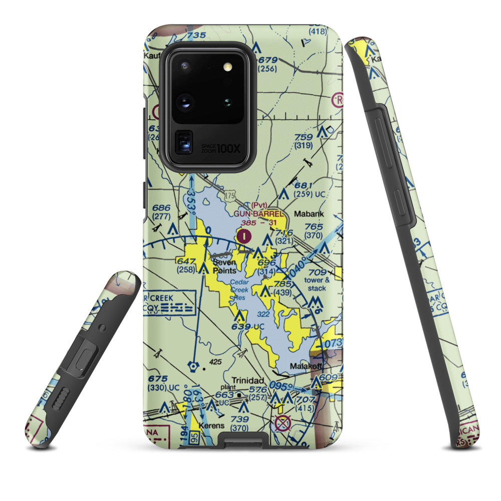 Harbor Point Airport (US-0132) VFR Sectional Samsung Phone Case Samsung Galaxy S20 Ultra model shown