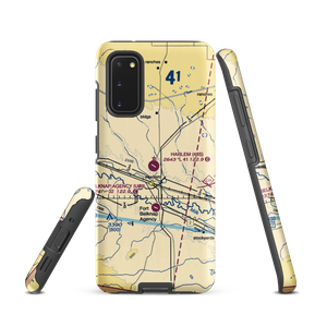 Harlem Airport (48S) VFR Sectional Samsung Phone Case