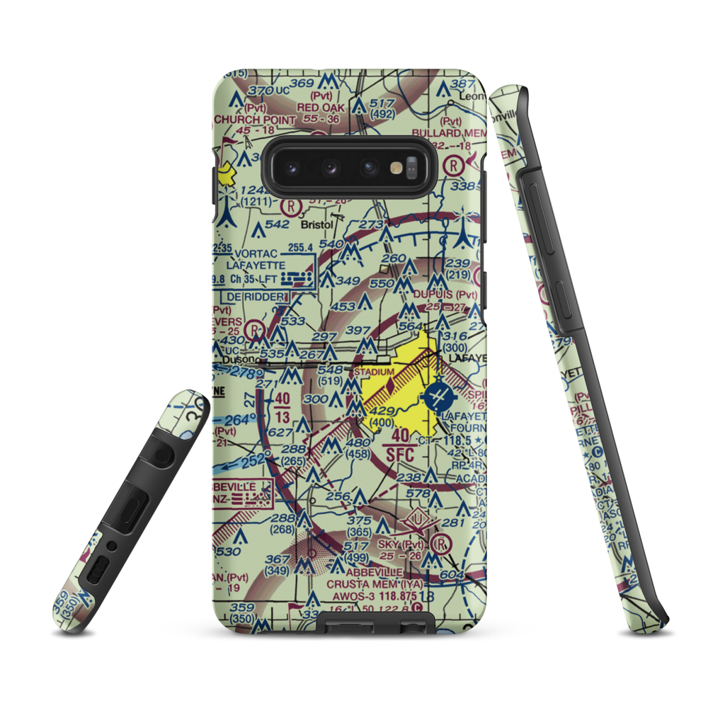 Harmon Seaplane Base (0LA6) VFR Sectional Samsung Phone Case Samsung Galaxy S10 Plus model shown