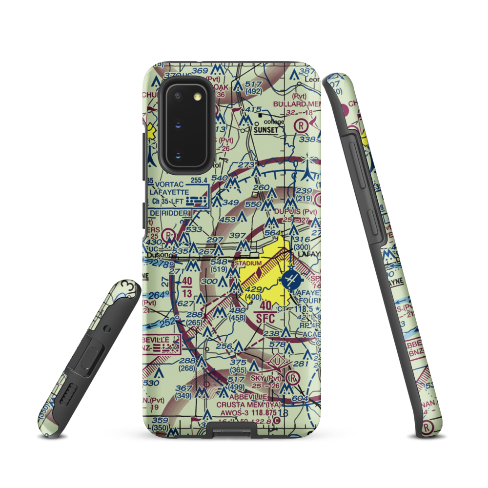 Harmon Seaplane Base (0LA6) VFR Sectional Samsung Phone Case Samsung Galaxy S20 model shown