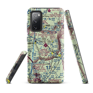 Harnett Regional Jetport Airport (HRJ) VFR Sectional Samsung Phone Case