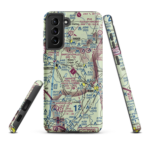 Harnett Regional Jetport Airport (HRJ) VFR Sectional Samsung Phone Case