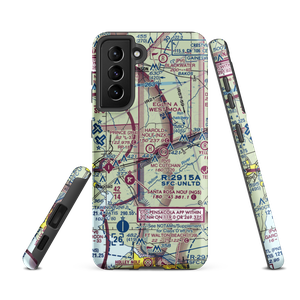 Harold Nolf Heliport (NZX) VFR Sectional Samsung Phone Case