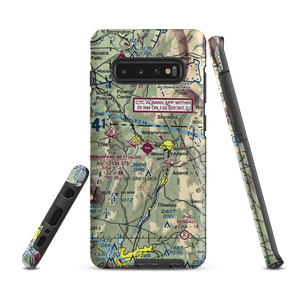 Harriman and West Airport (AQW) VFR Sectional Samsung Phone Case