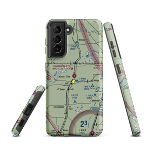 Harrison Field of Knox City Airport (F75) VFR Sectional Samsung Phone Case