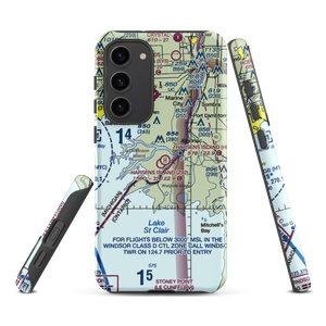 Harsens Island Airport (Z92) VFR Sectional Samsung Phone Case