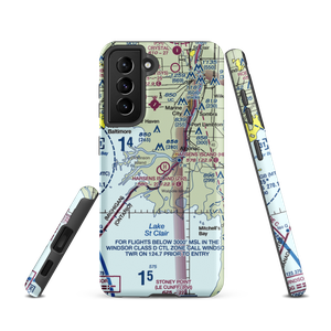 Harsens Island Airport (Z92) VFR Sectional Samsung Phone Case