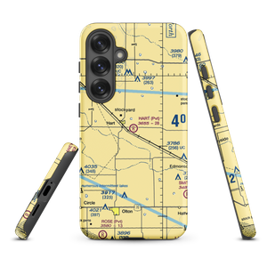 Hart Aerial Airport (1TX8) VFR Sectional Samsung Phone Case