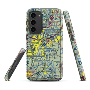 Hartford Brainard Airport (HFD) VFR Sectional Samsung Phone Case