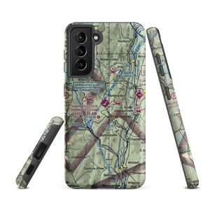 Hartness State (Springfield) Airport (VSF) VFR Sectional Samsung Phone Case