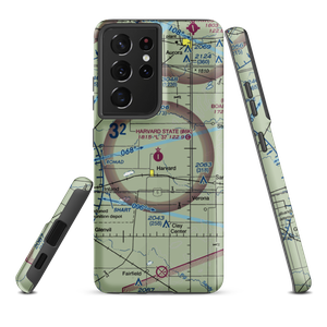 Harvard State Airport (08K) VFR Sectional Samsung Phone Case