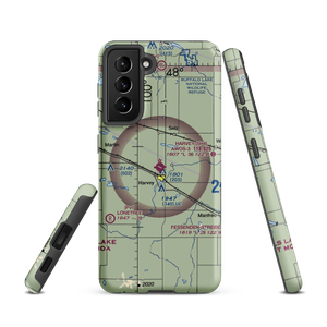 Harvey Municipal Airport (5H4) VFR Sectional Samsung Phone Case