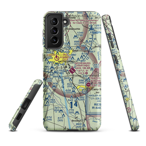 Hattiesburg Bobby L Chain Municipal Airport (HBG) VFR Sectional Samsung Phone Case