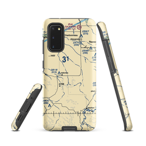 Haugen's Airport (7ND7) VFR Sectional Samsung Phone Case