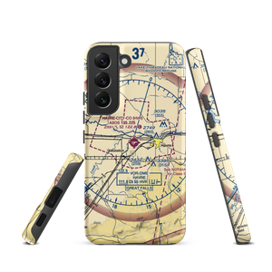 Havre City County Airport (HVR) VFR Sectional Samsung Phone Case