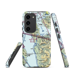 Hawk Inlet Seaplane Base (HWI) VFR Sectional Samsung Phone Case