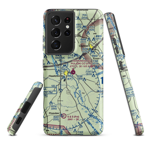 Hawkinsville Pulaski County Airport (51A) VFR Sectional Samsung Phone Case