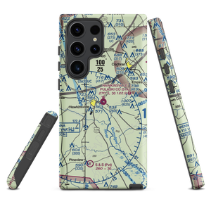 Hawkinsville Pulaski County Airport (51A) VFR Sectional Samsung Phone Case