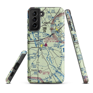 Hawkinsville Pulaski County Airport (51A) VFR Sectional Samsung Phone Case