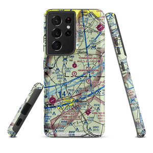 Hawks Meadow Airport (07NC) VFR Sectional Samsung Phone Case