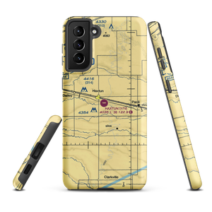 Haxtun Municipal Airport (17V) VFR Sectional Samsung Phone Case