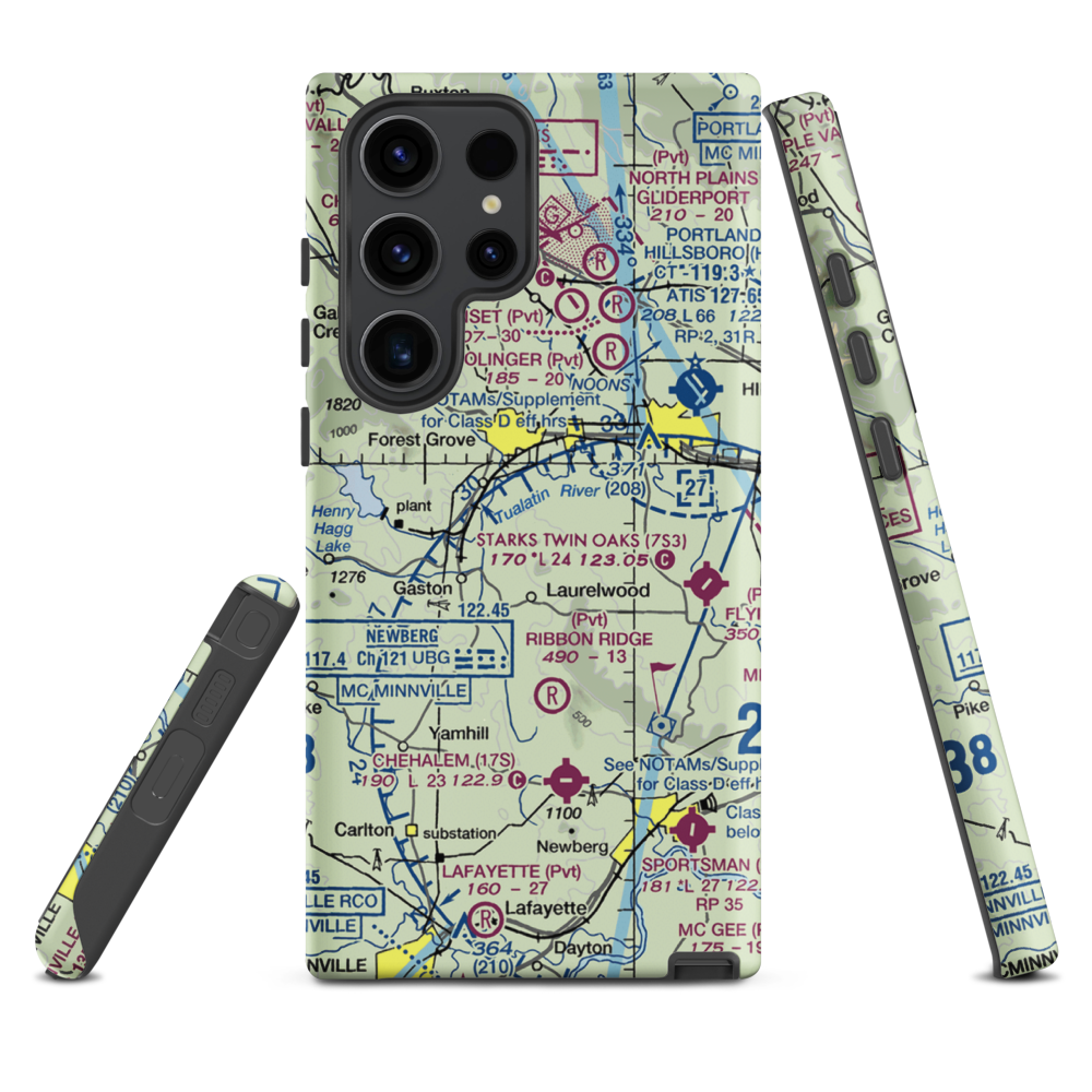 Hayden Mountain Airport (06OR) VFR Sectional Samsung Phone Case Samsung Galaxy S23 Ultra model shown