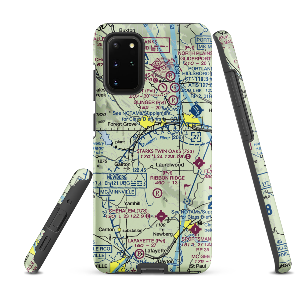 Hayden Mountain Airport (06OR) VFR Sectional Samsung Phone Case Samsung Galaxy S20 Plus model shown