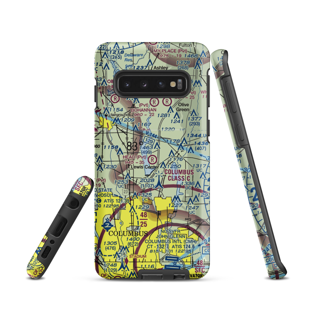 Head Field (OH44) VFR Sectional Samsung Phone Case Samsung Galaxy S10 model shown