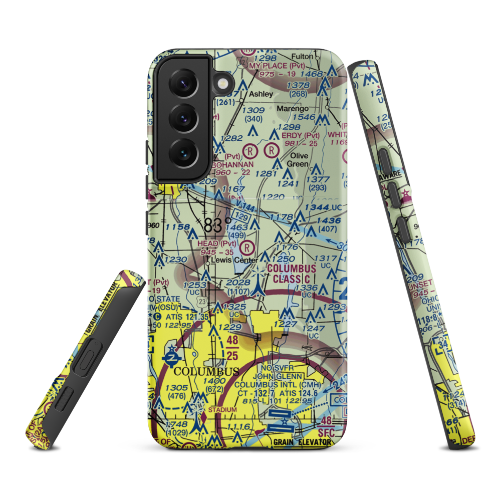Head Field (OH44) VFR Sectional Samsung Phone Case Samsung Galaxy S22 Plus model shown