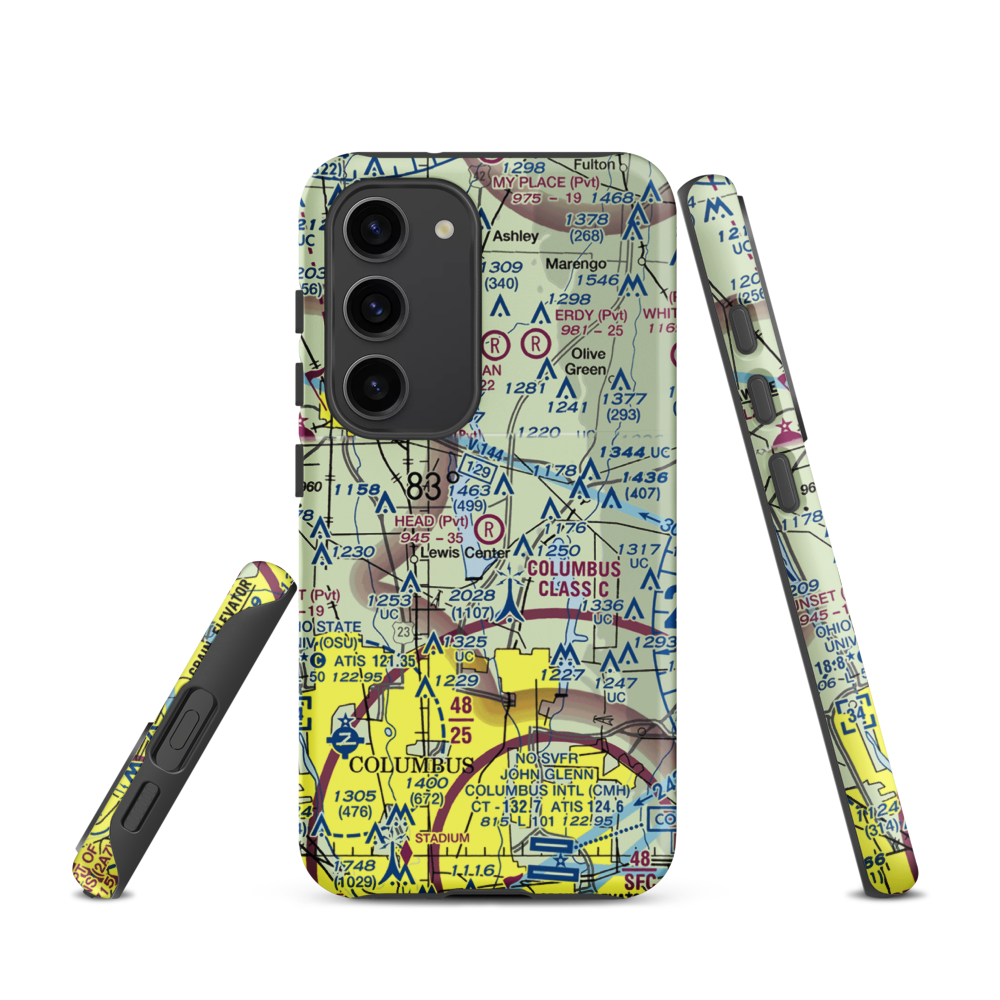 Head Field (OH44) VFR Sectional Samsung Phone Case Samsung Galaxy S23 model shown