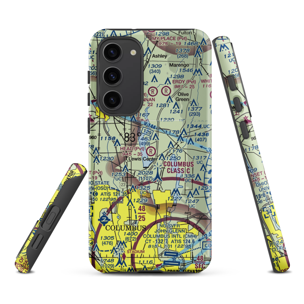 Head Field (OH44) VFR Sectional Samsung Phone Case Samsung Galaxy S23 Plus model shown