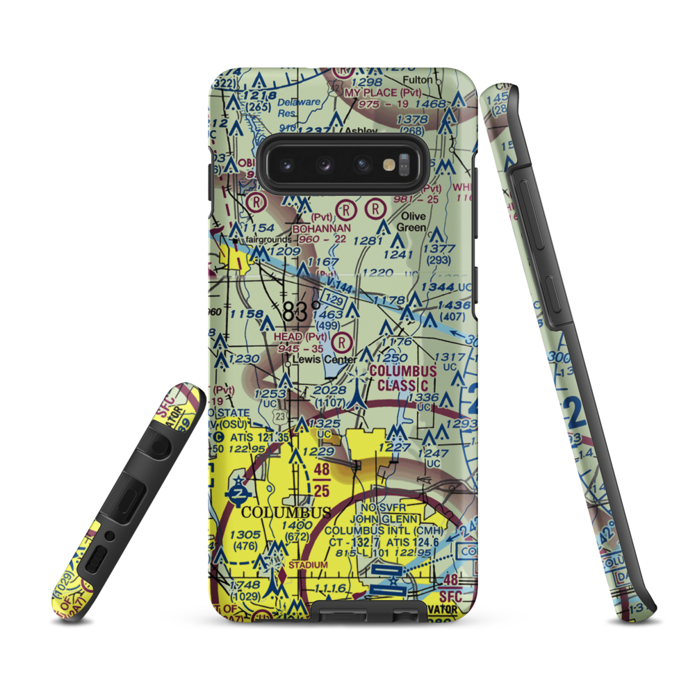 Head Field (OH44) VFR Sectional Samsung Phone Case Samsung Galaxy S10 Plus model shown