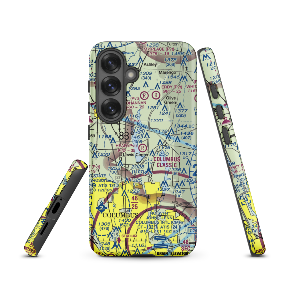 Head Field (OH44) VFR Sectional Samsung Phone Case Samsung Galaxy S25 model shown