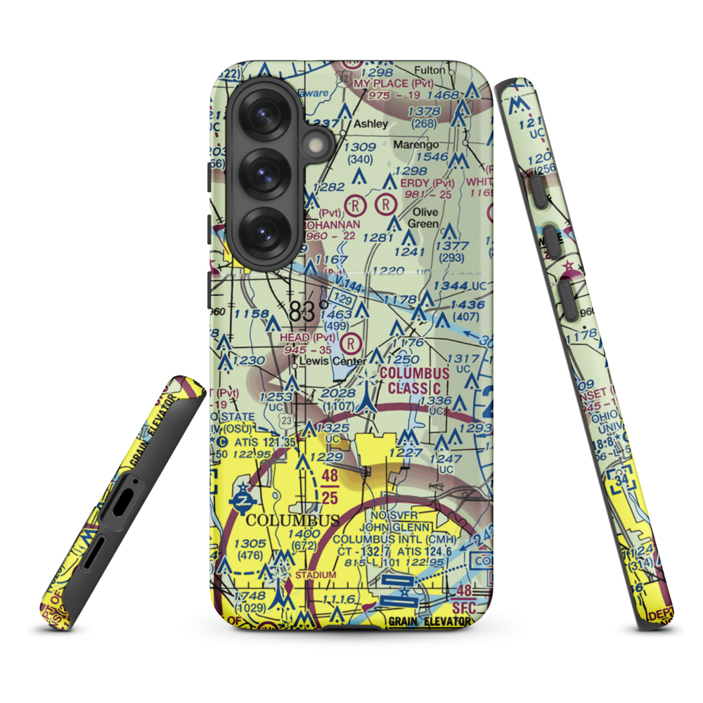 Head Field (OH44) VFR Sectional Samsung Phone Case Samsung Galaxy S25 Plus model shown