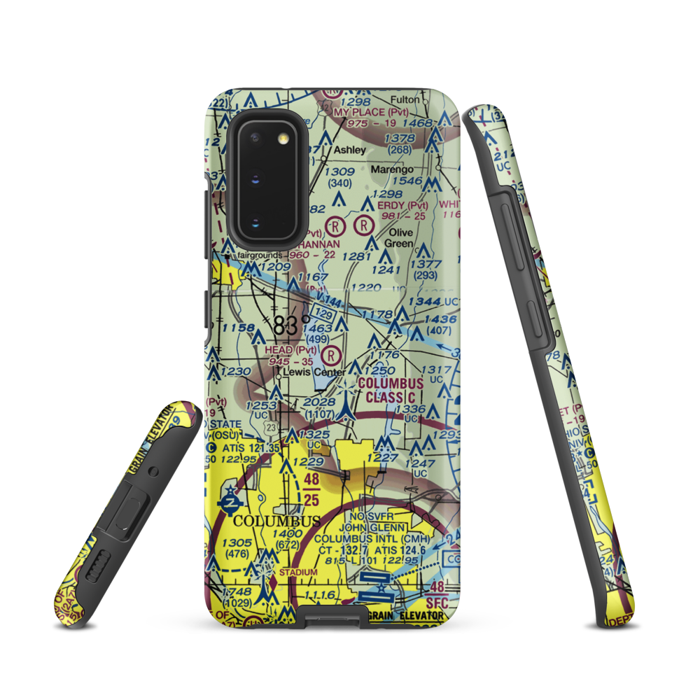 Head Field (OH44) VFR Sectional Samsung Phone Case Samsung Galaxy S20 model shown