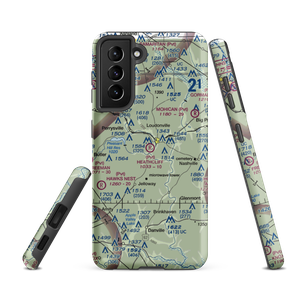 Heathcliff Airpark (7OH7) VFR Sectional Samsung Phone Case