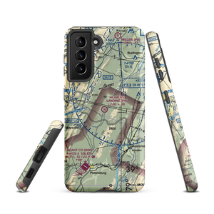 Heaven's Landing Airstrip (4WV4) VFR Sectional Samsung Phone Case