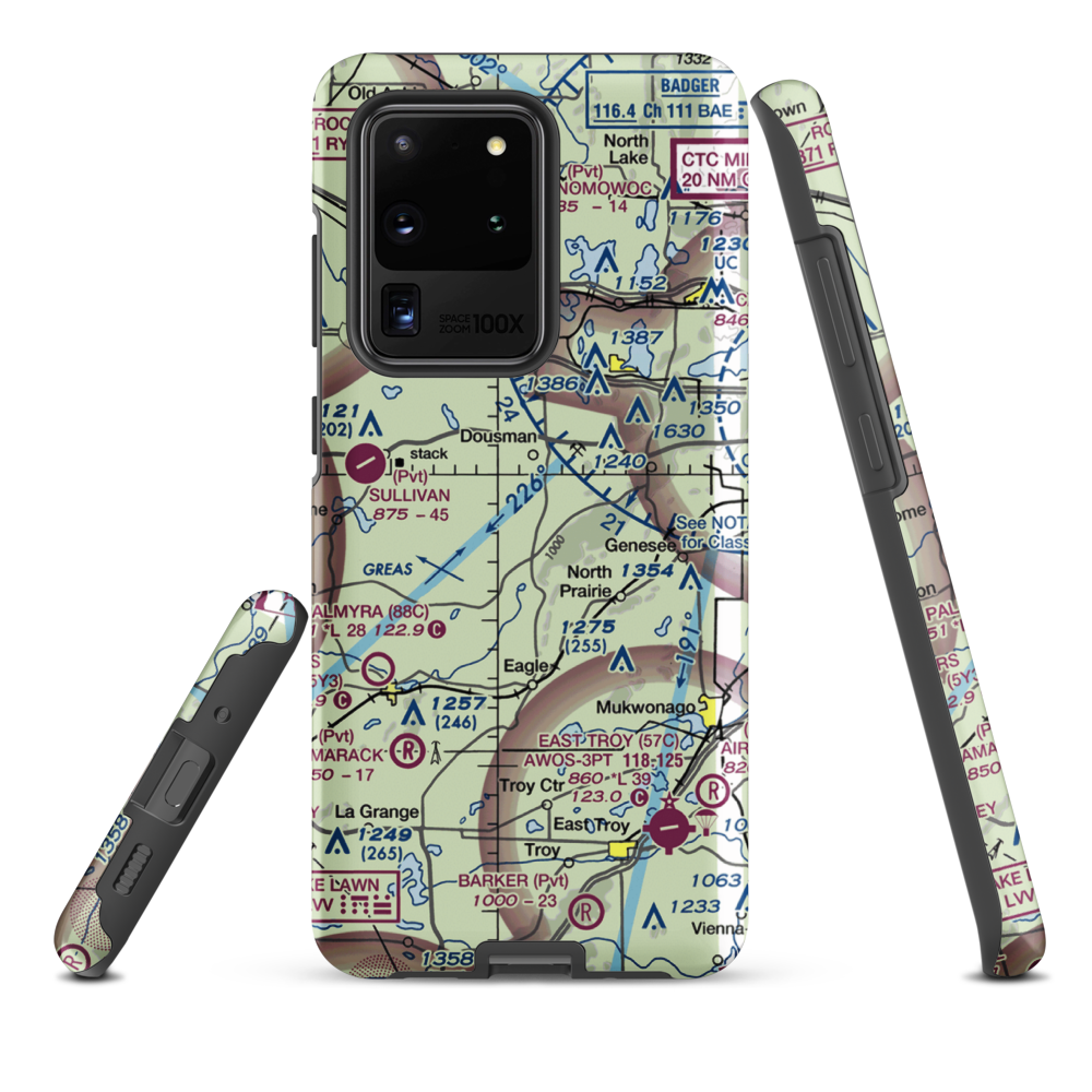 Heitman Field Airport (WI09) VFR Sectional Samsung Phone Case Samsung Galaxy S20 Ultra model shown