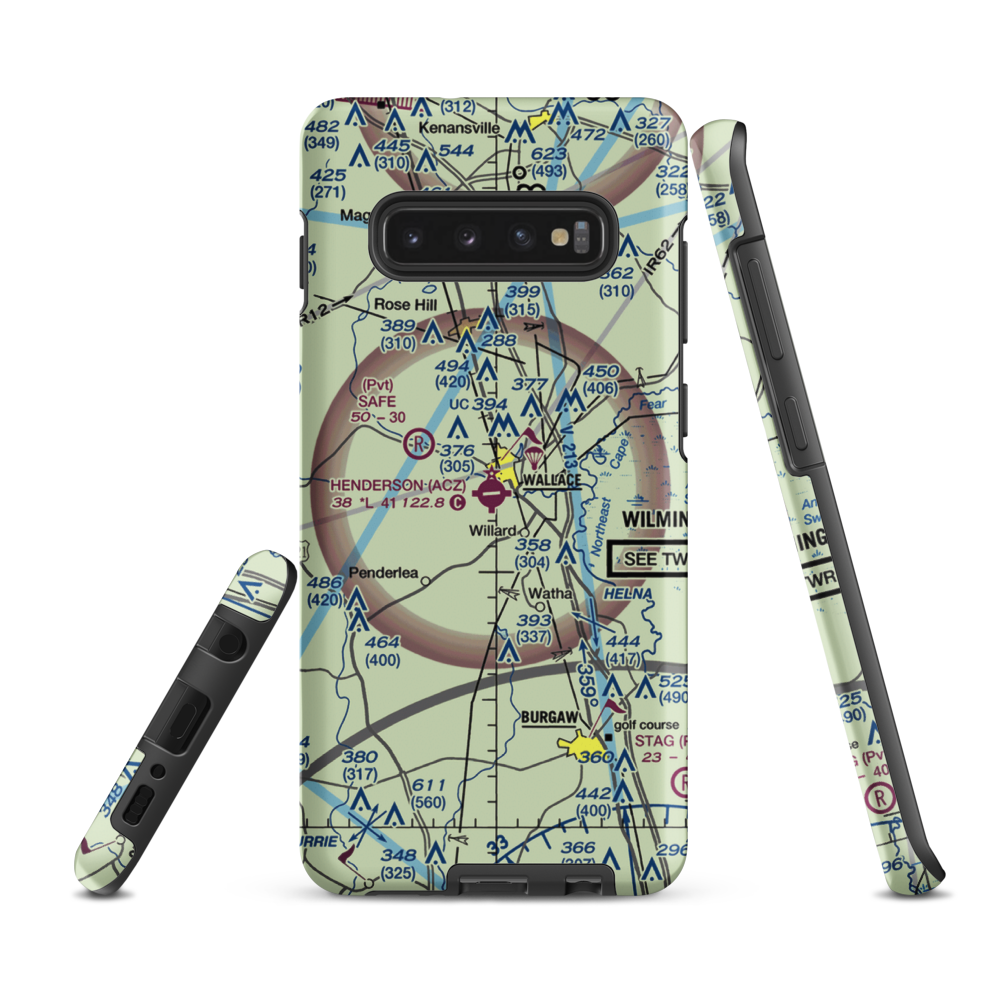 Henderson Field (ACZ) VFR Sectional Samsung Phone Case Samsung Galaxy S10 Plus model shown